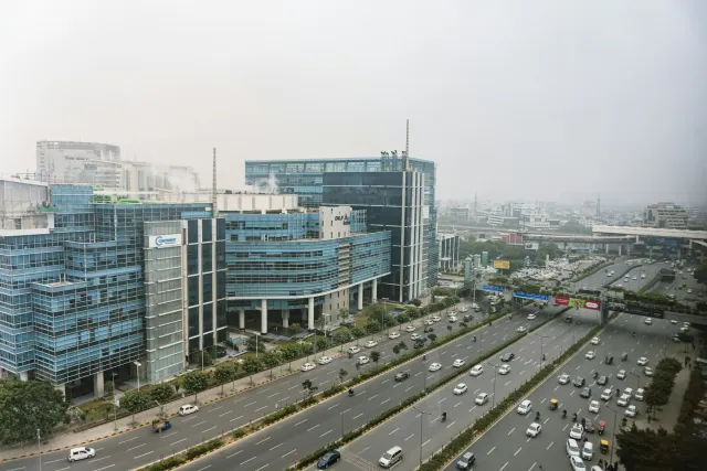 Gurgaon city skyline